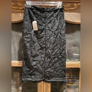 Forever 21 Black Lace Accent A line skirt